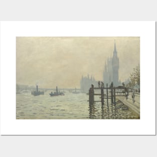 Thames Below Westminster by Claude Monet Posters and Art